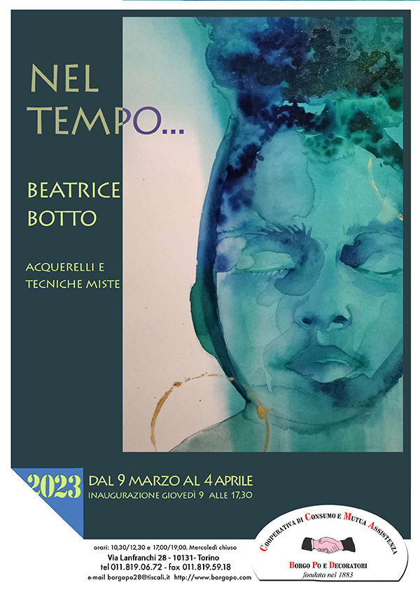 Locandina mostra di Beatrice Botto dal 9 marzo 2023